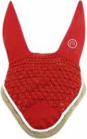 Fly veil for horses Polyfun Rouge