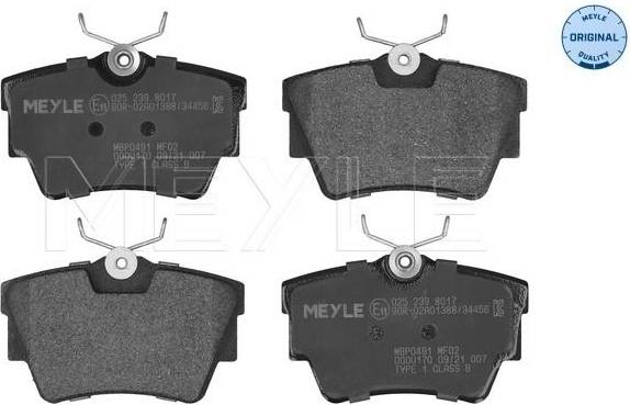 Meyle Bremseklodser RENAULT T.TRAFIC