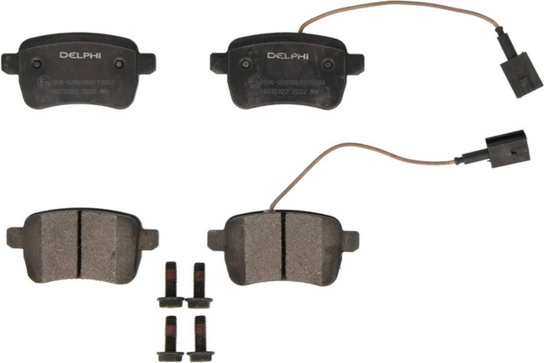 Delphi Brake Pad Set Disc LP2222