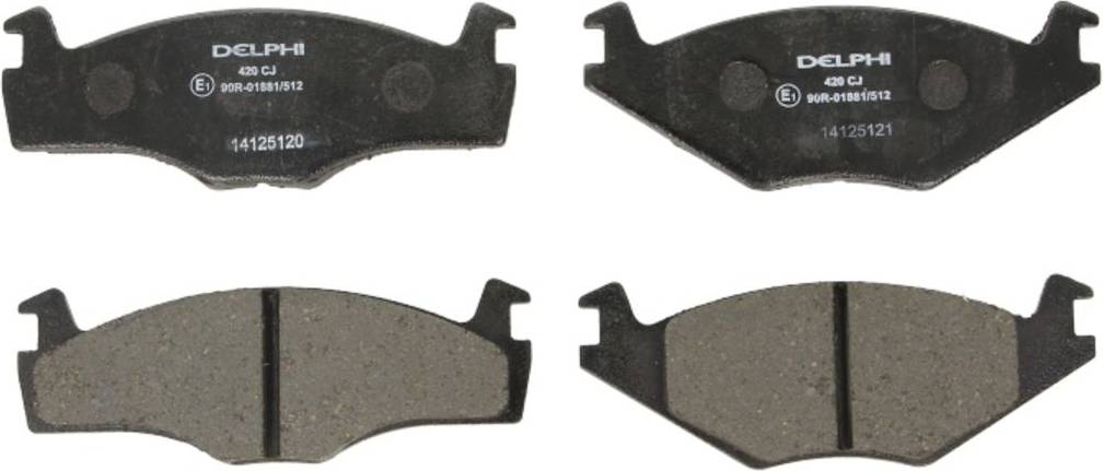 Delphi Brake Pad Set LP420