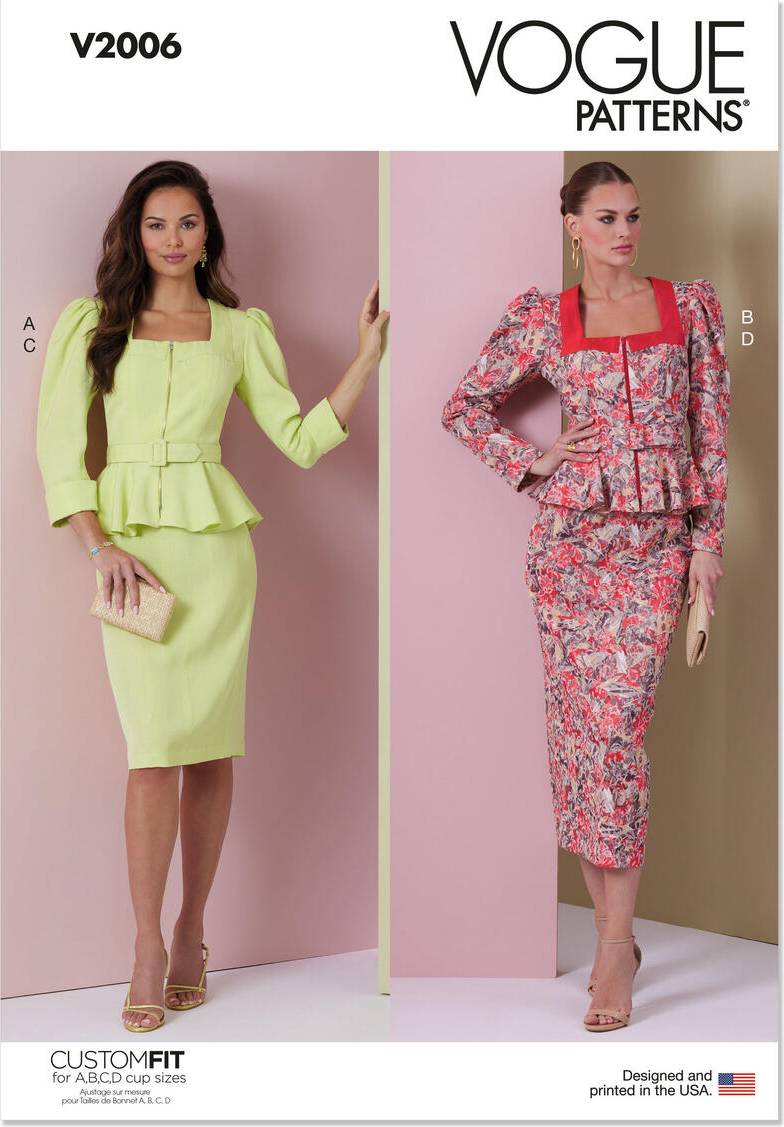 Vogue Paper Sewing Pattern 2006