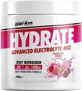 Per4m Hydrate Advanced Electrolyte Mix 4 x 210 g Raspberry Cherry
