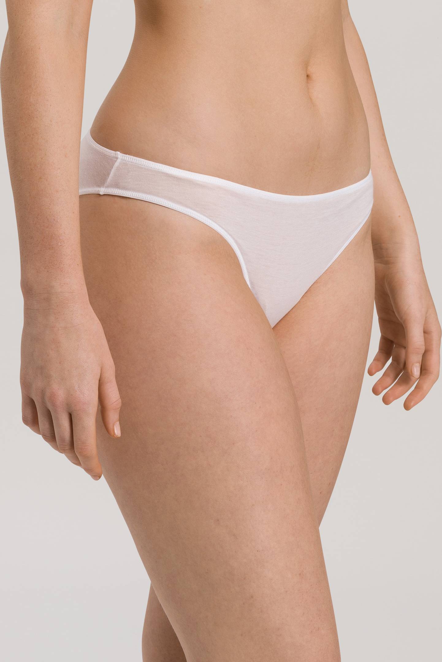 Hanro Mini Briefs Ultralight - White
