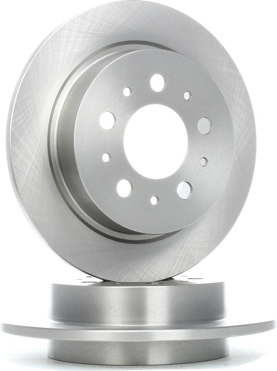 Ridex Brake Disc Rear Axle Uncoated Untreated