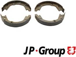 JP Group Brake Shoes Rear Axle Without Lever