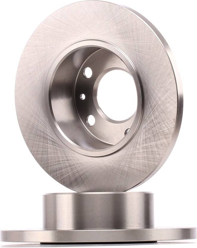 Ridex Brake Disc Rear Axle Uncoated Cast Iron