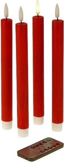 WERNS Stick Red LED-Licht 24.5cm 4Stk.