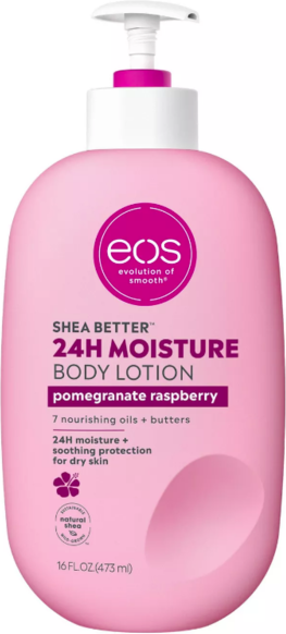 EOS Shea Butter Moisture Body Lotion Pomegranate Raspberry 473ml