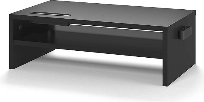 BONTEC Monitor Stand Riser Black Table