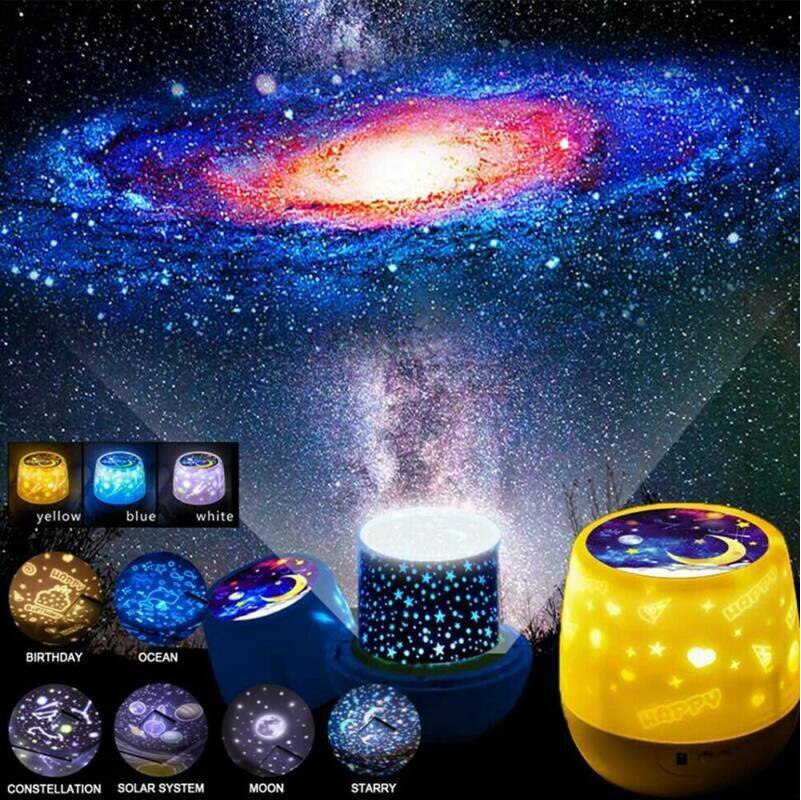 Rotating LED Projector Night Light