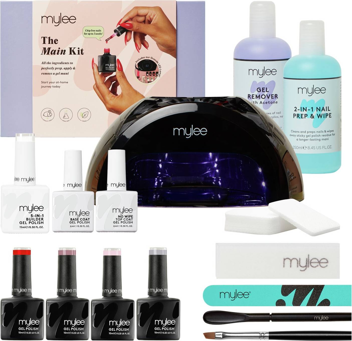 Mylee gel nail kit Mylee Fast Drying Gel Nail Polish Kit