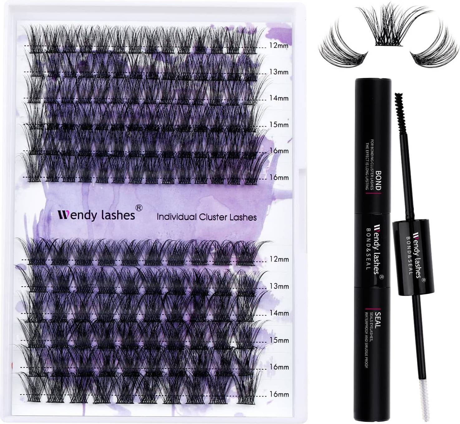 Wendy Lashes Natural Cluster Lashes Kit