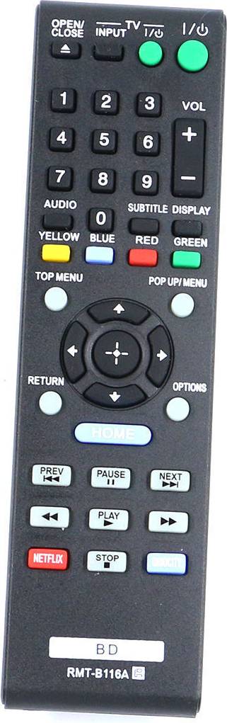 Sony Remote Control RMT-B116A for BDP-BX58 BDP-BX38