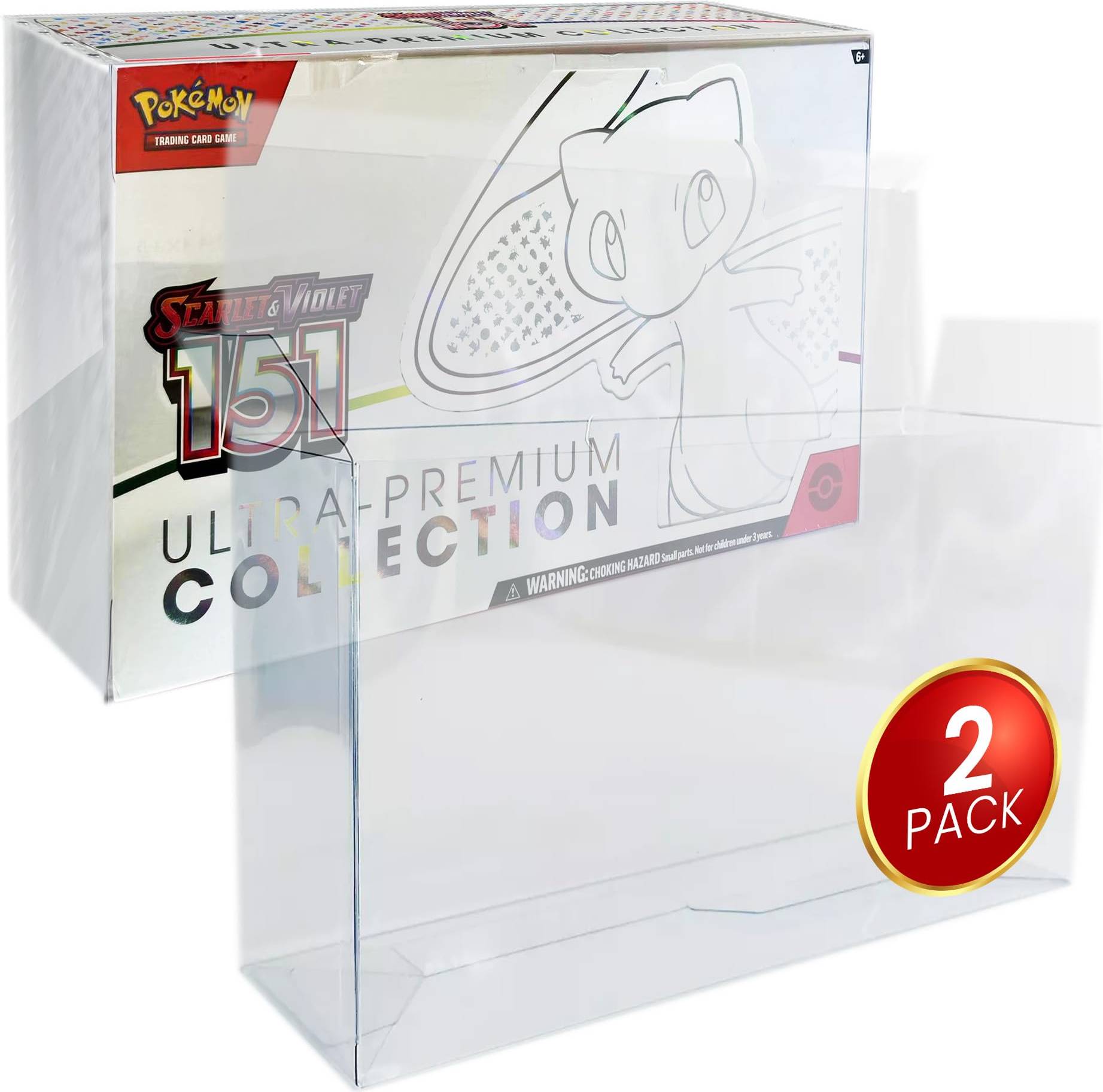 Pokemon collection box Display Case Box Protector Pokemon 151