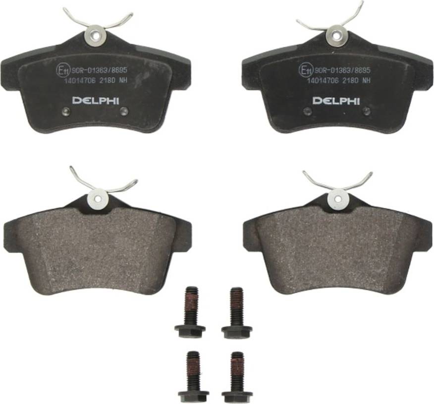 Delphi Brake Pad Set LP2180