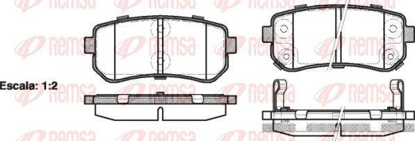 Brake Pad Set Disc Brake 1209.02