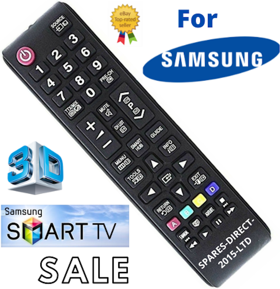 Samsung 3D Smart TV Remote Control Replacement