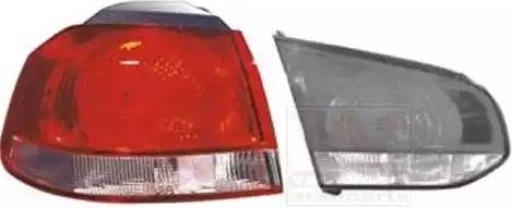 Van Wezel Rear Light Left With Bulb Holder