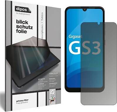 Dipos Gigaset GS3 Privacy Filter Screen Protector