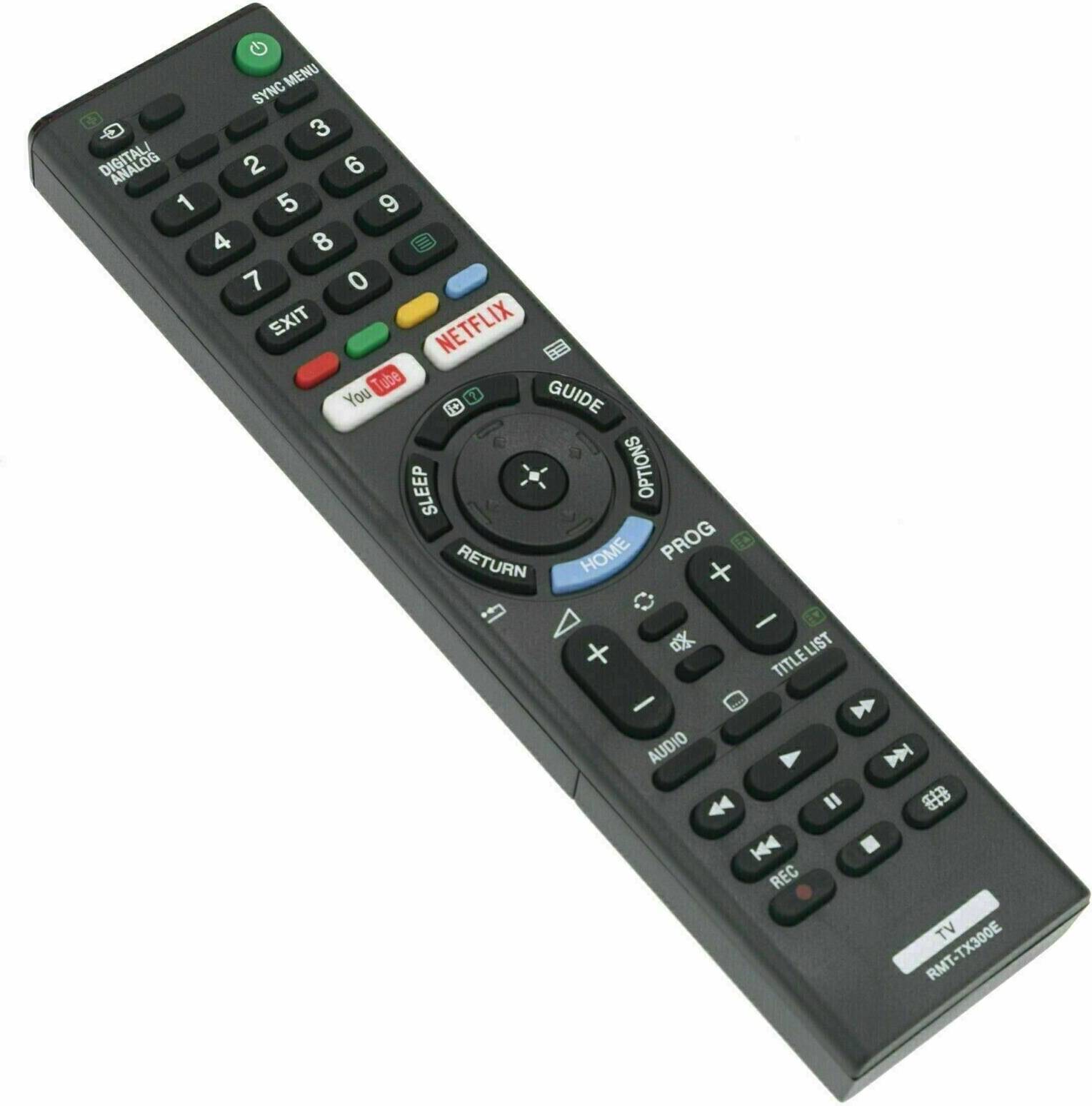Sony RMT-TX300E 3D Netflix Youtube Remote Control