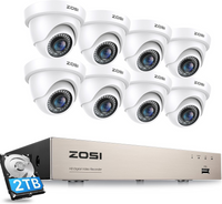Outdoor security camera system Zosi C419 2MP 8 Channel Analog Security System