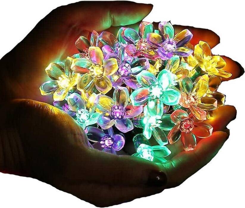 7m Solar Light Chain - Colorful