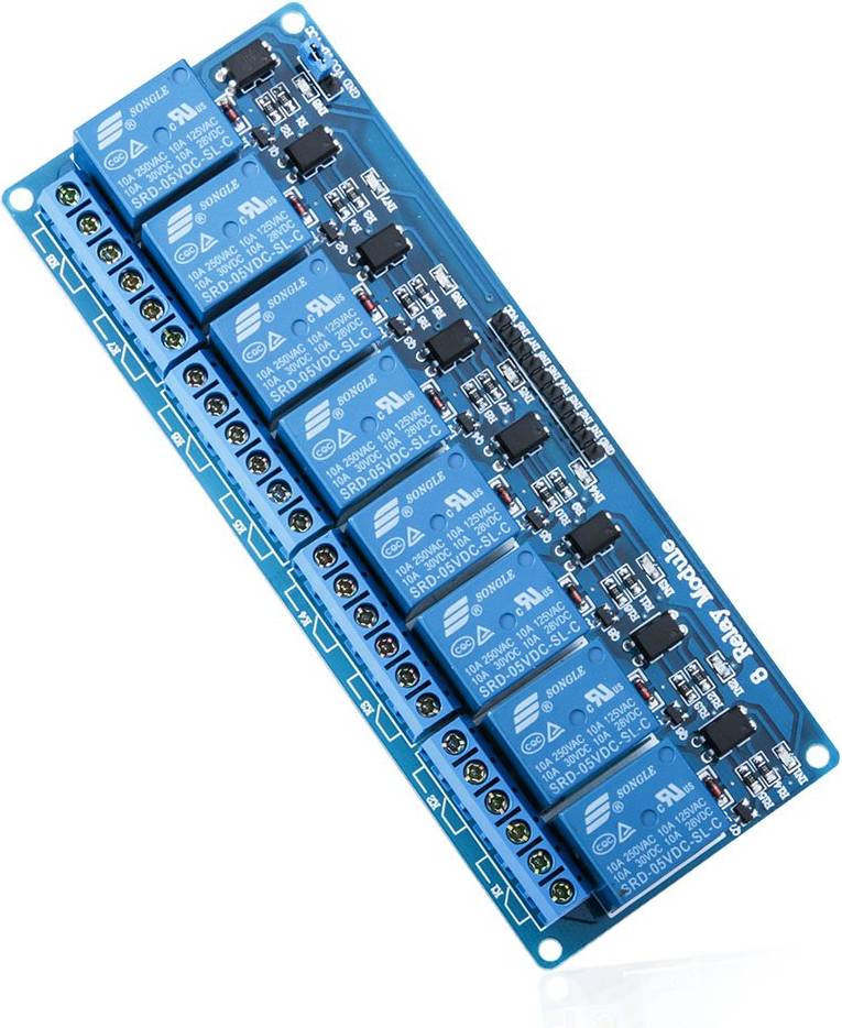 Arduino uno Elegoo 8 Channel DC 5V Relay Module with Optocoupler for Arduino UNO R3 MEGA 1280 DSP ARM PIC AVR STM32 Raspberry Pi