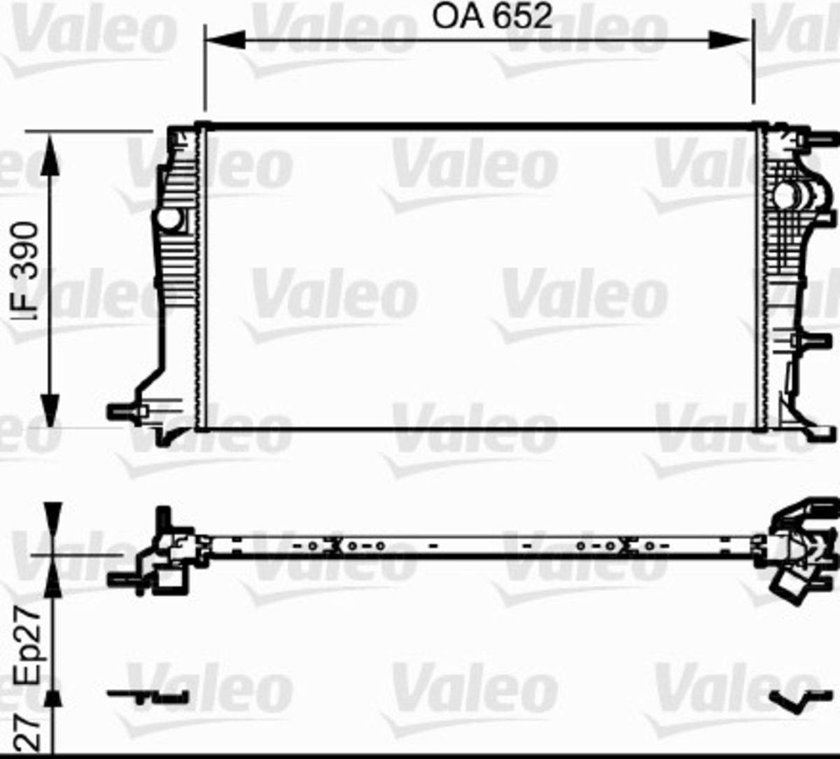 Valeo 735182 Engine Cooling Radiator