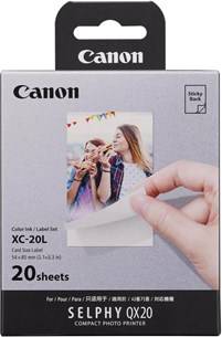 Canon selphy Canon Color Ink Label Set XC-20L