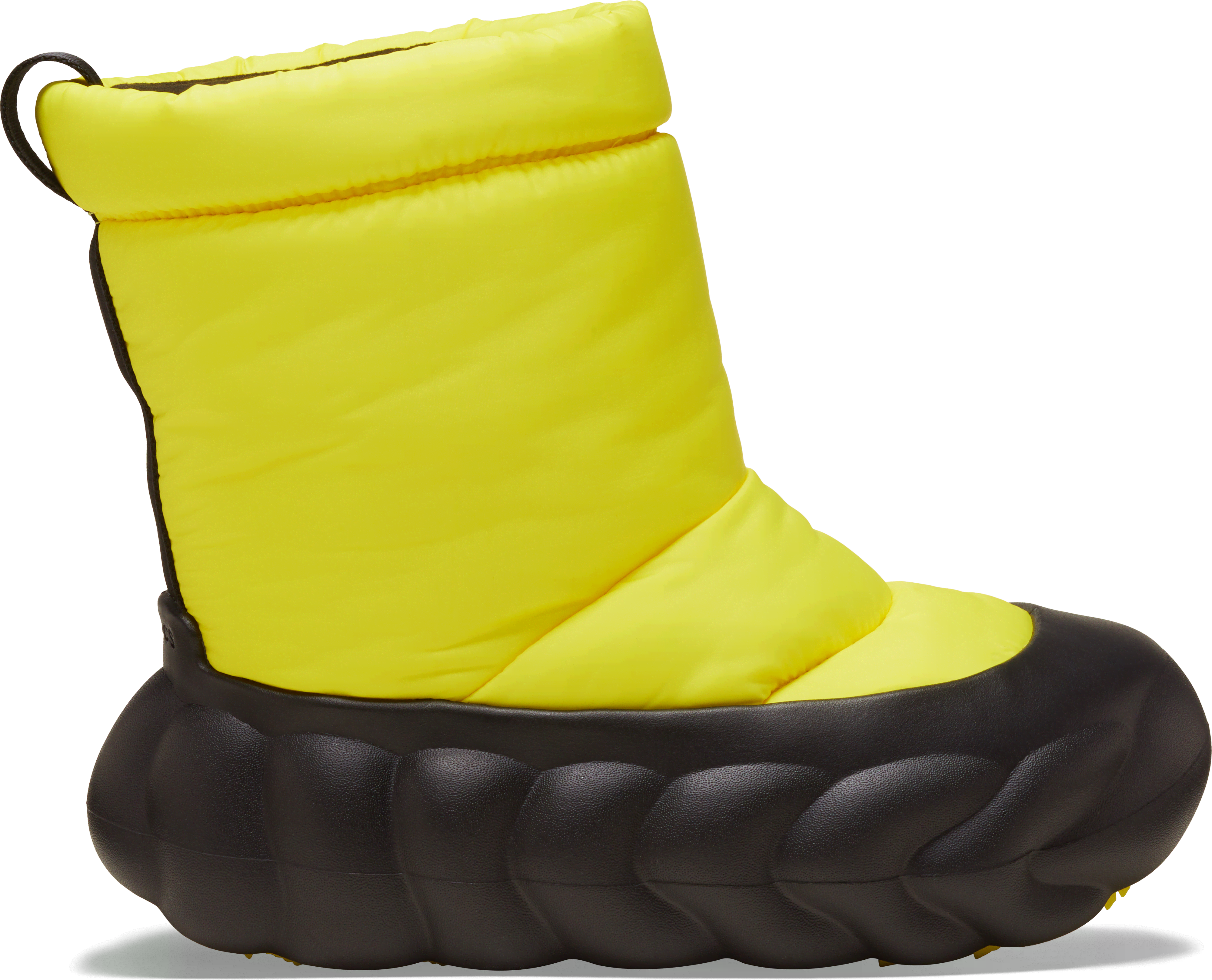 Crocs OverPuff Boot - Cyber Yellow/Multi