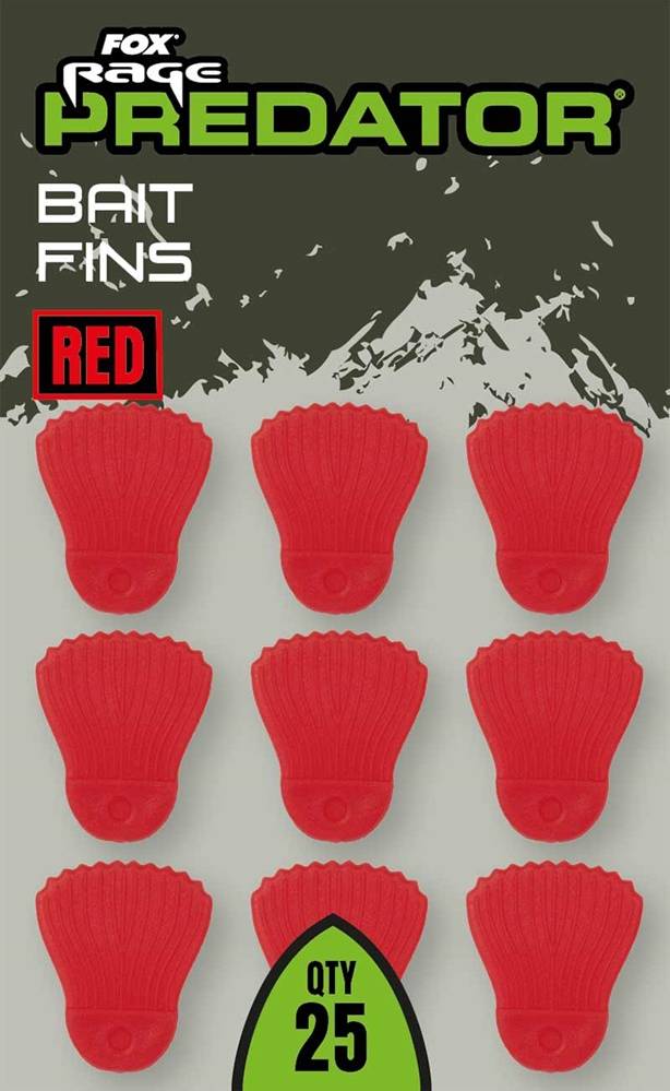 Fox Rage Predator Bait Fins Red 25