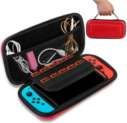 Portable Red Carry Case Nintendo Switch