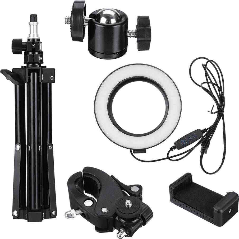6 Inch Ring LED Live Light Photographic Lamp with Bracket