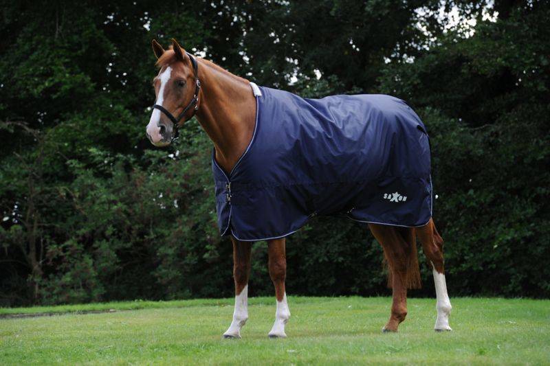 Defiant 600D 0g Standard Neck Turnout Rug - Navy