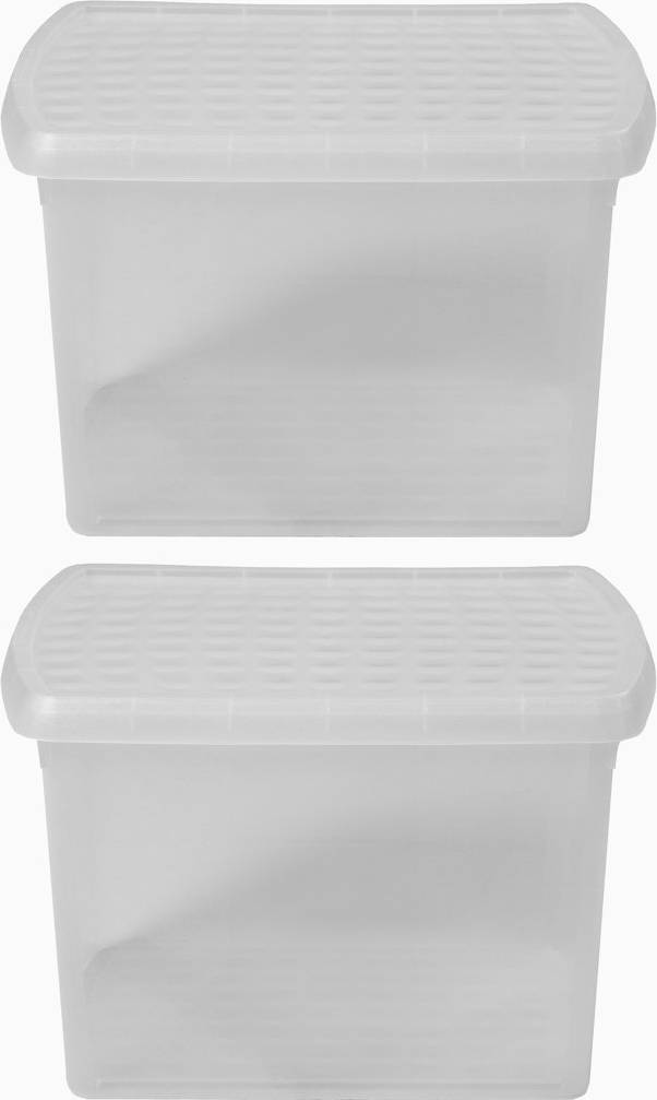 Wham Clip Rectangular Plastic Boxes 21.5 qt Storage Box