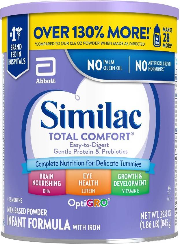 Similac baby formula Similac Total Comfort Formula Powder 29.8 oz