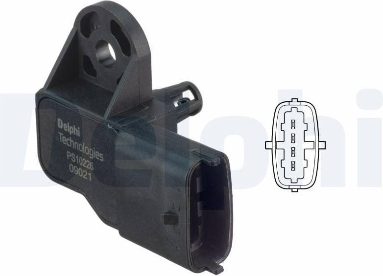 Delphi Intake Manifold Pressure Sensor PS10226