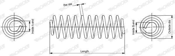 Monroe Coil Spring SE3430