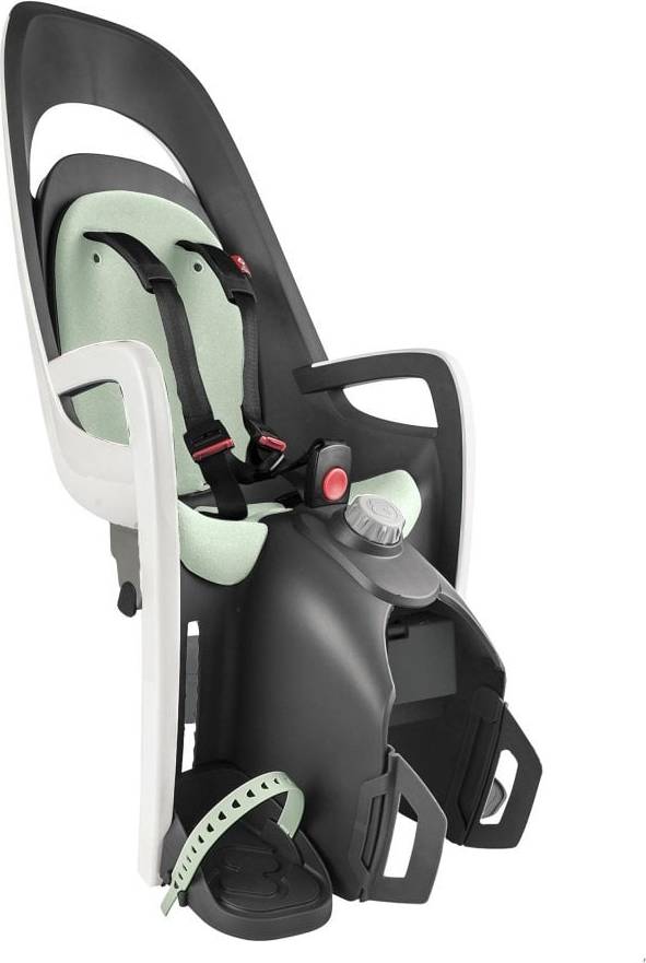 Hamax Caress Rear Pannier Rack Mount Childseat: White/Mint