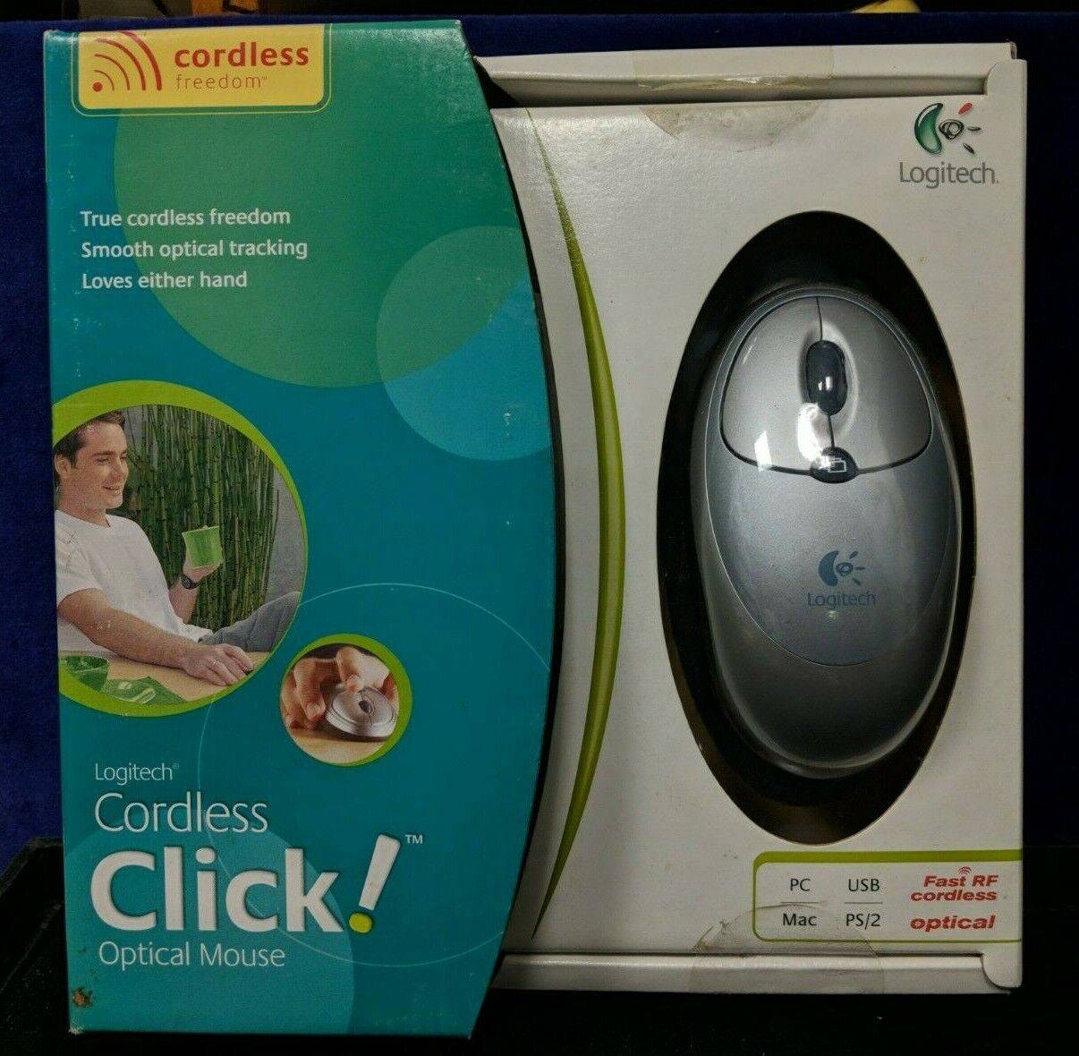 Logitech Wireless Optical Mouse 2003 Black