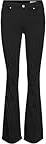 Vero Moda Mid Rise Flared Fit Jeans - Black