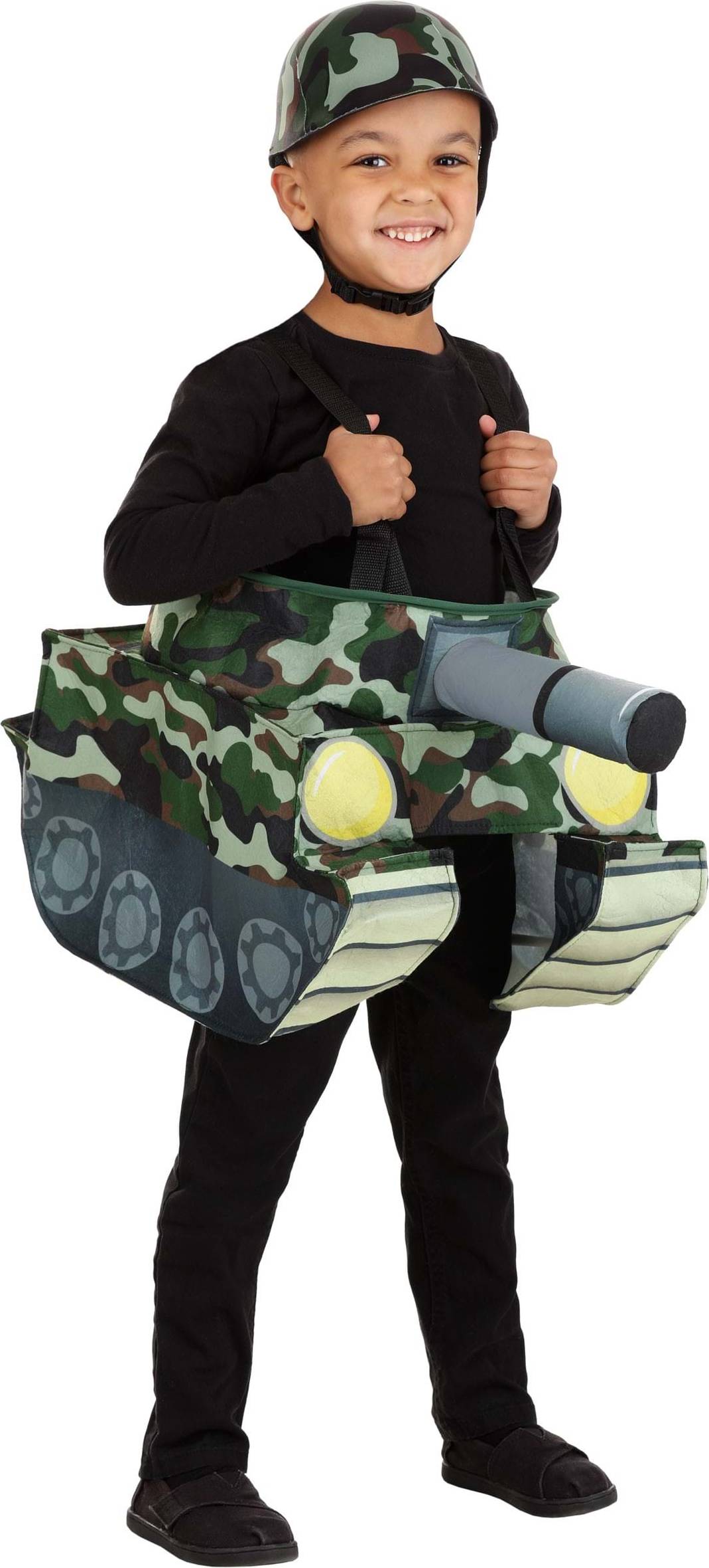 Fun Costumes Toddler Ride-In Military Tank Costume 4T