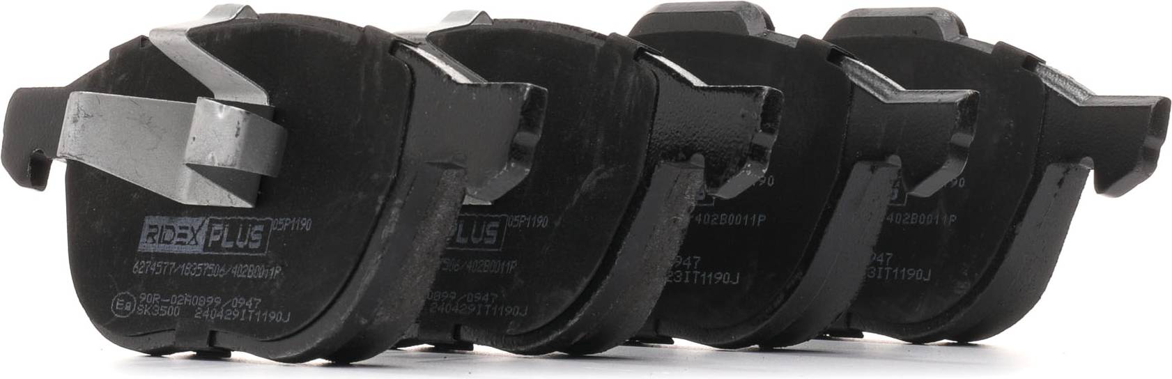 Ridex Brake Pad Set Front Axle