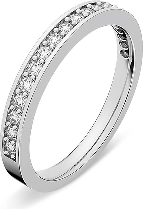 Swarovski Rare Pave Stack Ring - Rhodium Plated