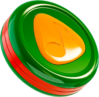 Haptic Coin Button Green