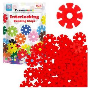 Building Chips Interlocking Disc Construction Blocks