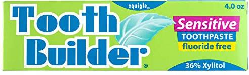 Toothpaste without sls Squigle Tooth Builder Sensitive Toothpaste 1 Pack