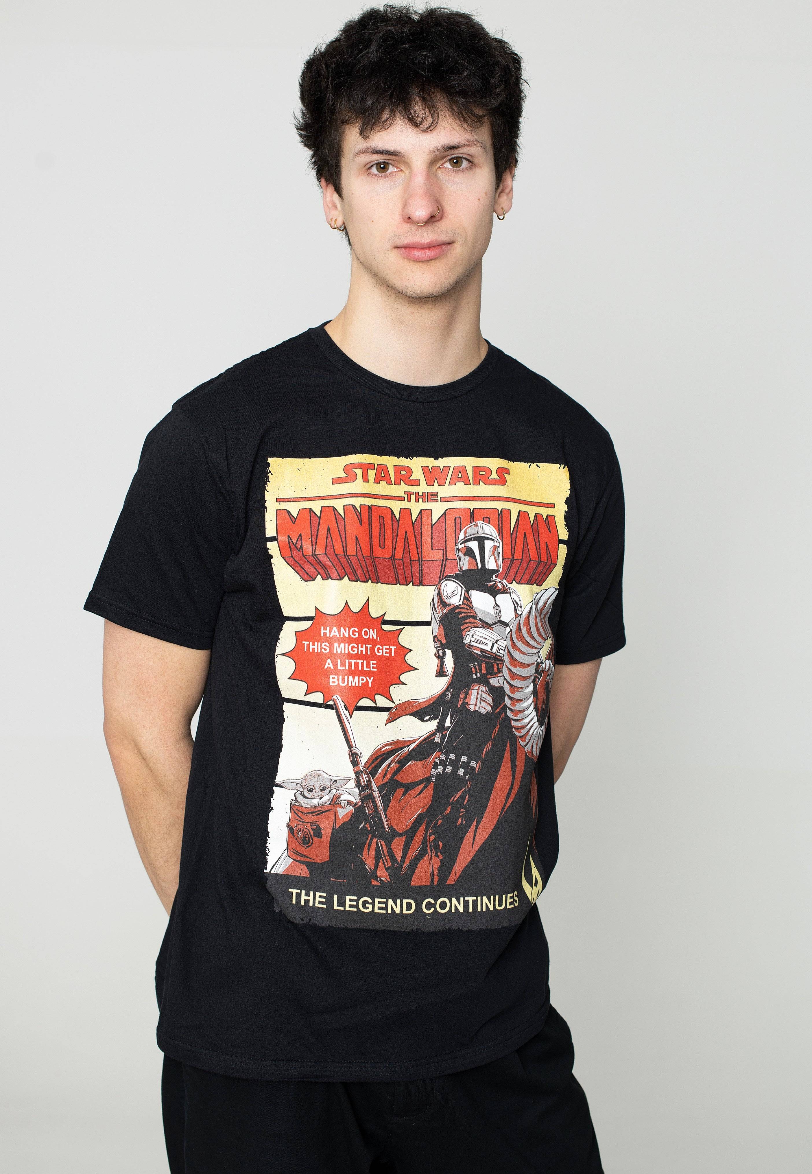 Mandalorian Bumpy Ride T-Shirt - Black