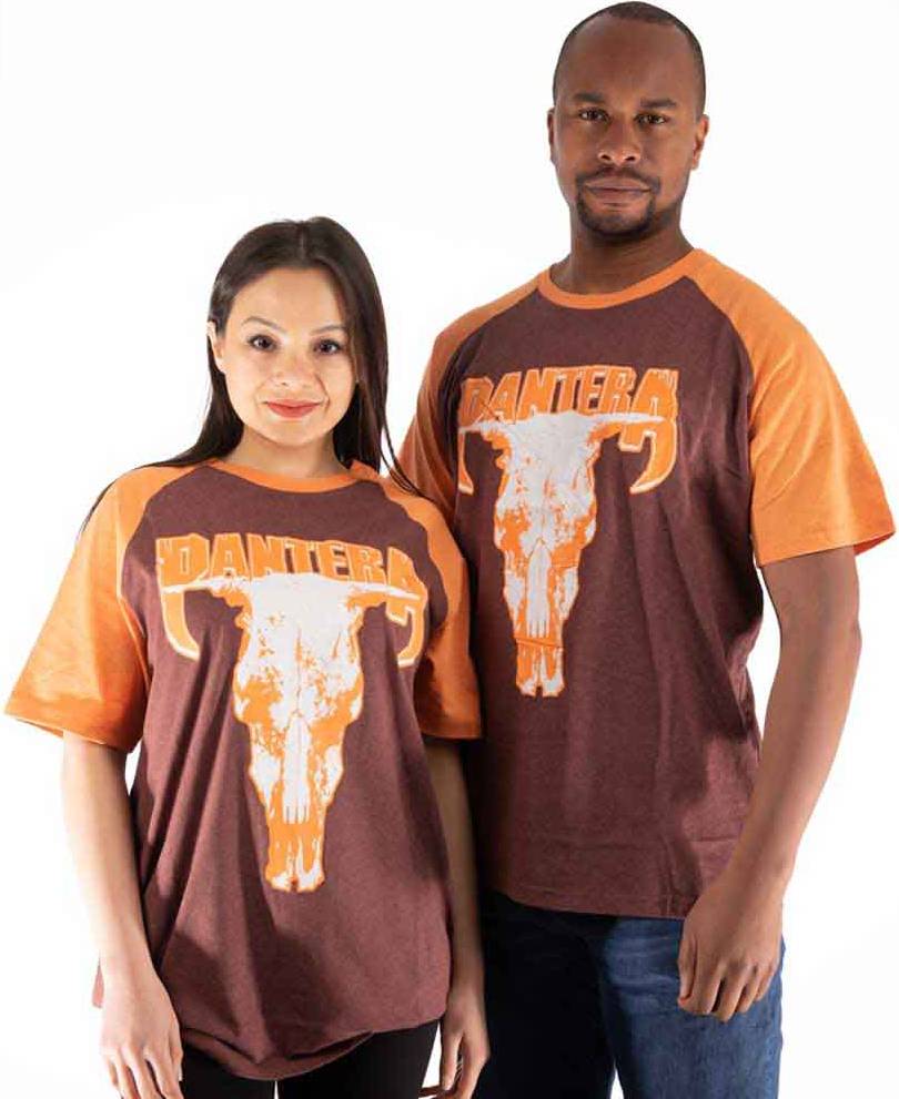 Pantera Raglan T-Shirt - Skull