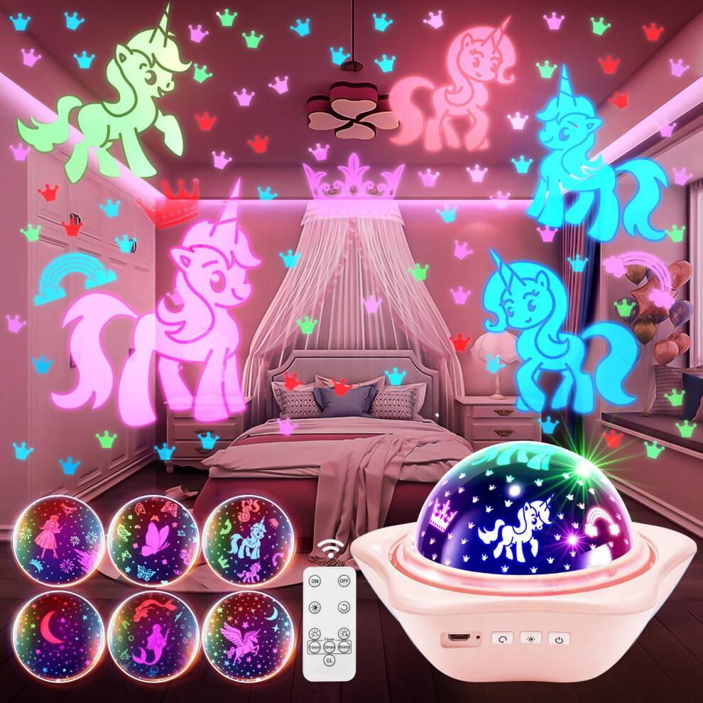 PIKOY Kids 360 Rotation Star Projector